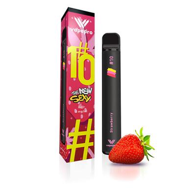 Vapepro #10 Strawberry Fusion 1400 Puffs  0mg 4ml